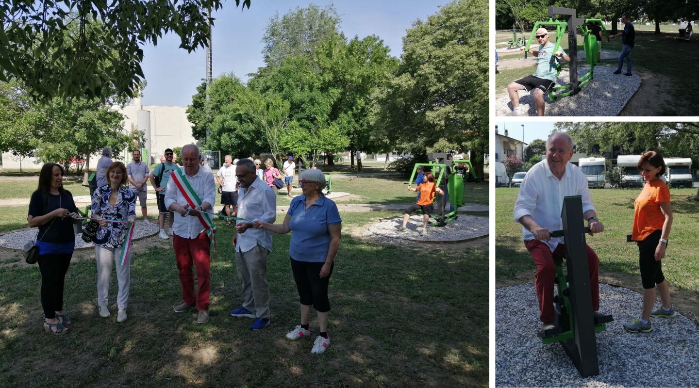 Fitness e sport per tutti, inaugurata la nuova area verde a Staranzano